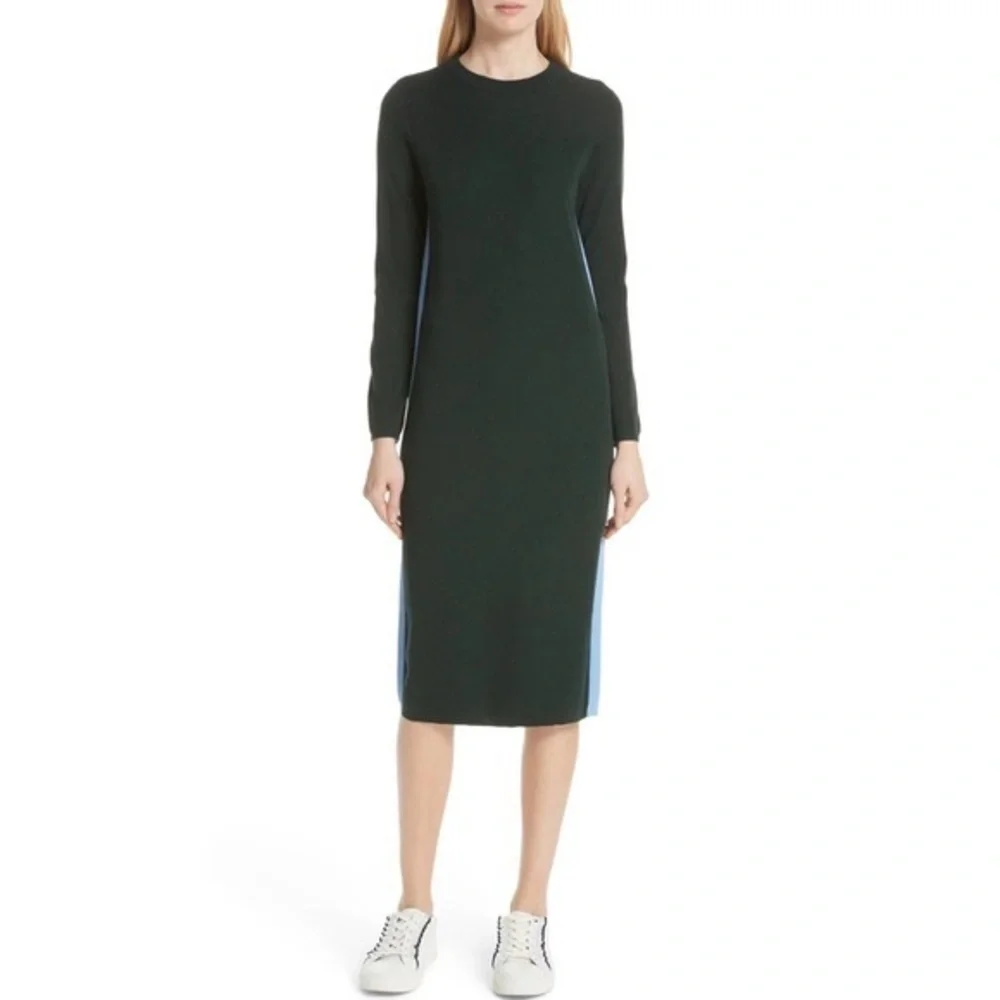 Tory Burch Sport Performance Double Stripe Cashmere Sweater Dress